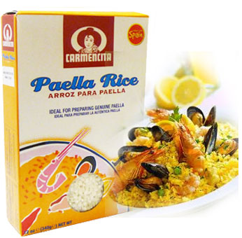 Carmencita rice for paella. 12 oz