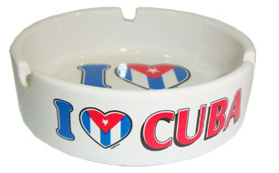 Ashtray I love Cuba