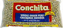 Conchita  dry whole green peas. 12  oz