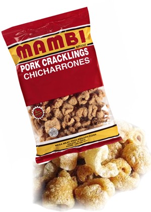 Chicharrones de puerco Mambi .  5.5 oz