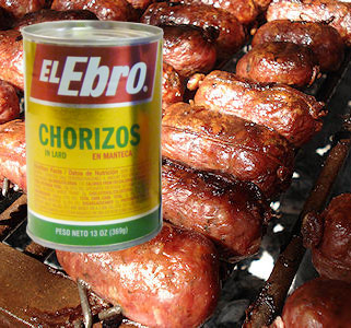 Chorizos  EL Ebro  in lard   7.2 oz