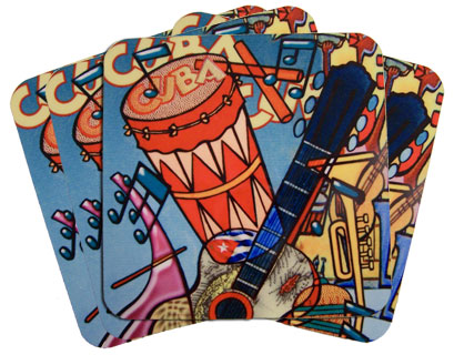 Coaster Set  Bongo Design