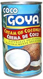 Goya  cream of coconut   8.75 Oz
