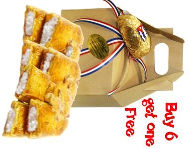 Coconut  pastelitos. 6 pastelitos + 1 FREE