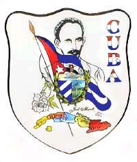 Wood Cuban Coat Of Arms (White)