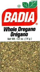 Badia Bag Whole Oregano 1/2 Oz