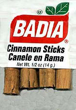Badia Bag Cinnamon Sticks Spices 1/2 Oz