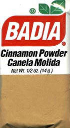 Badia Bag Cinnammon Powder 1/2 Oz