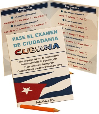 Examen de Ciudadania Cubana. Super divertido