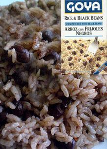 Goya black beans and rice 8 Oz