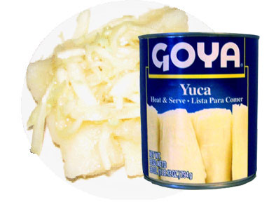 Goya yuca ready to eat .   28 Oz