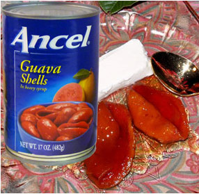 Guava shells by Ancel in syrup. 17 oz
