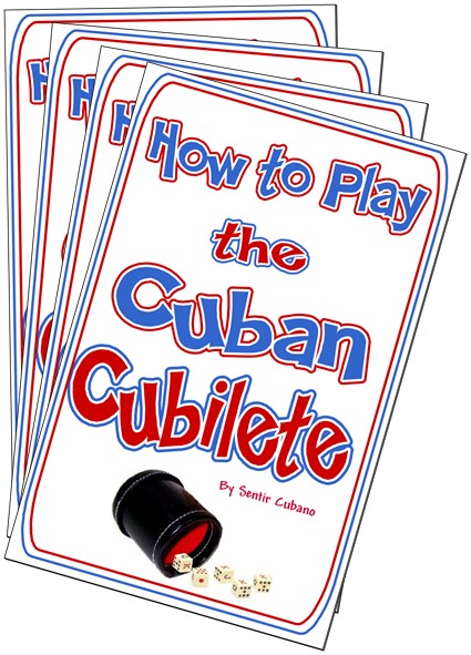 How to play the real Cuban bubilete. Booklet