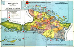 Map – Province Of Las Villas 17 X 11