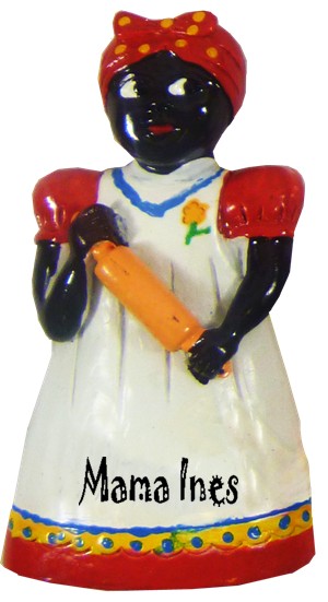 Mama ines refrigerator magnet.