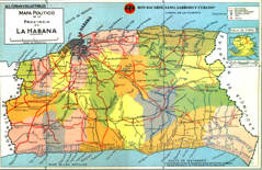 Map – Province Of Matanzas 17 X 11