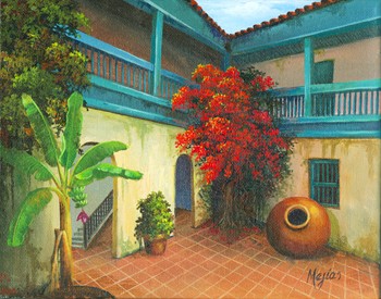 Patio Camagueyano  ceramic tile 6 x 8 by Mejia