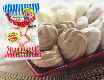 Merengue puffs guava flavor. 1 0z