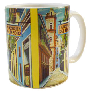Coffee mug with La Bodeguita del Medio design