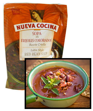 Red  bean soup (Colorados) Nueva Cocina . Mix. ready to cook 6 oz Serves 4