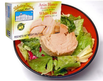 Palacio De Oriente white tuna in olive oil. Large  8 oz can. Imported From Spain