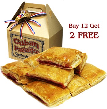 Guava Pastelitos.  Buy 12 get 2 FREE