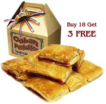 Guava pastelitos. Buy 18 get  3 FREE