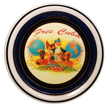 Free Cuba decoration ceramic plate 10