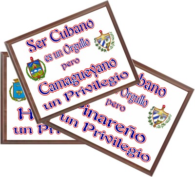 Orgullo wood wall plaque. 9 x 7