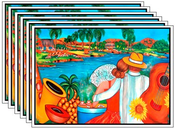 Invitation card. A Place Remember Set of 6