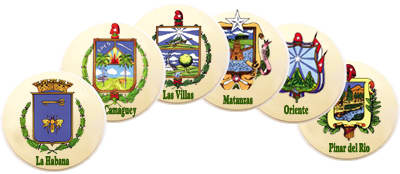 6 Cuban Provinces Coaster
