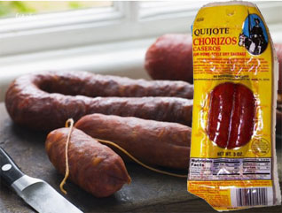 Chorizos Caseros Quijote 2 pack.   3 oz