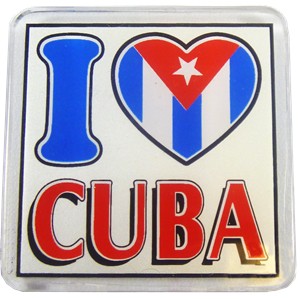 Cuban fla grefrigerator magnet