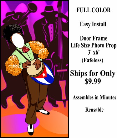 Door frame photo prop life size . 3′ x 6′ tall