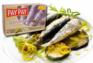 Pay Pay Spanish Sardines From Galicia In Olive Oil 4 Oz