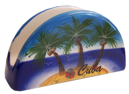Tropical Cuba Napkin Holder