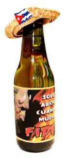 Celebrate Fidel’s Journey to hell with this cider.  8 Oz