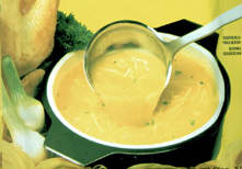 Maggi chicken soup with fideos 2.5 oz. Serves 4