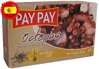Pay Pay Octopus In Oil 4 Oz