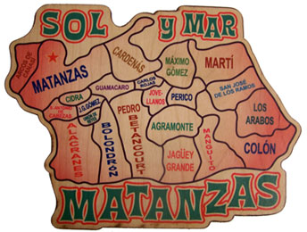 Wood Wall Plaque Matanzas Province