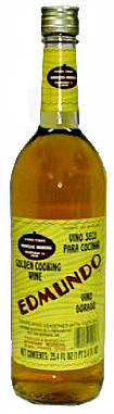 Edmundo Spanish  golden cooking dry wine.    25.4 oz